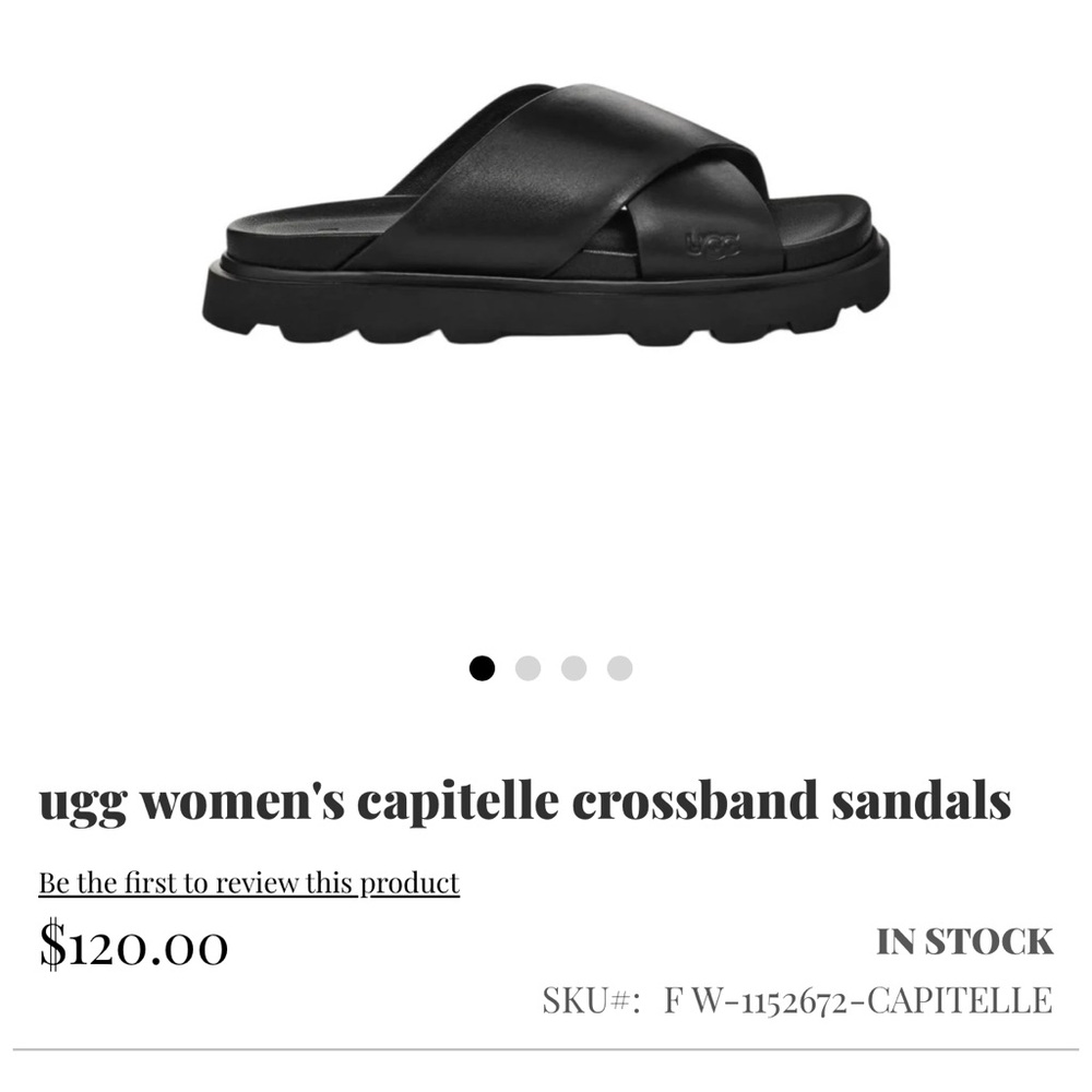 UGG Capitelle Crossband Sandal, women’s size 7